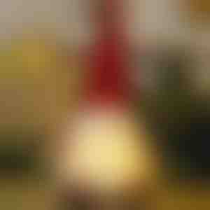 Világító karácsonyi manó, Gnomek - Piros