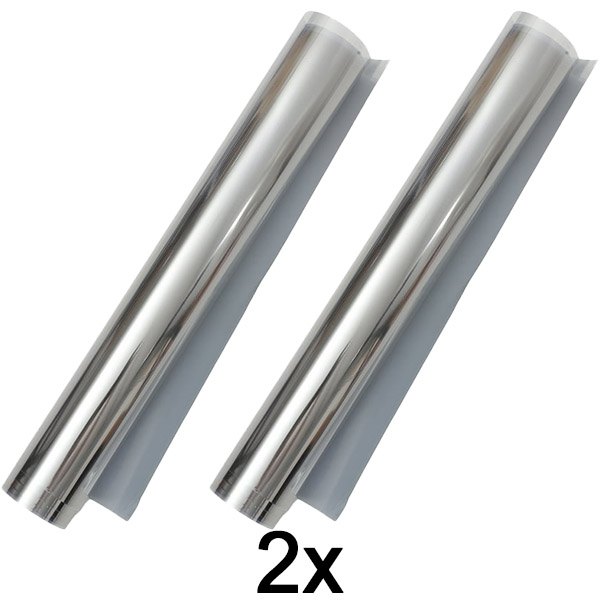 2x Öntapadó tükörfólia (45 x 200 cm) | FOILBLISS